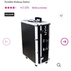 NYC professional travel makeup case with lights